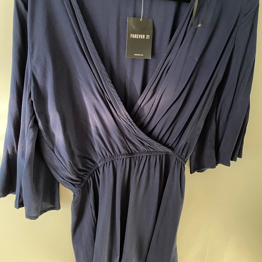 Navy blue romper